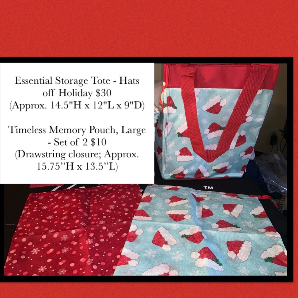 Essential Storage Tote-Hats off Holiday
Timeless Memory Pouch, Large-Set of 2